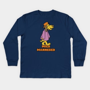 Mild Mannered Kids Long Sleeve T-Shirt